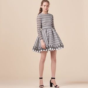 Black and white dress